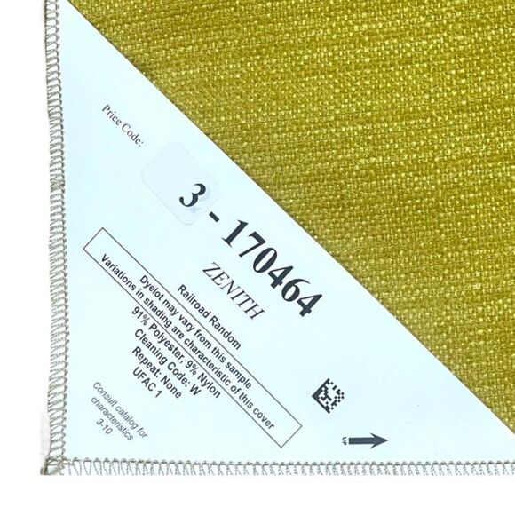 Set Of 4 Thibaut Zenith Fabric Samples In Yellow Gray Rust & Teal Indoor Outdoor - Picture 4 of 16
